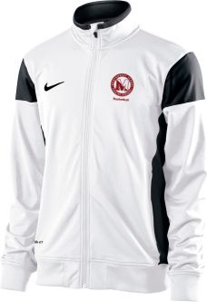 Youth Nike Academy 14 Sideline Knit Jacket, White